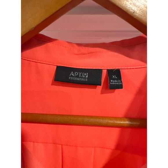 APT.9 Essentials Coral Blouse Size XL - Picture 2 of 8